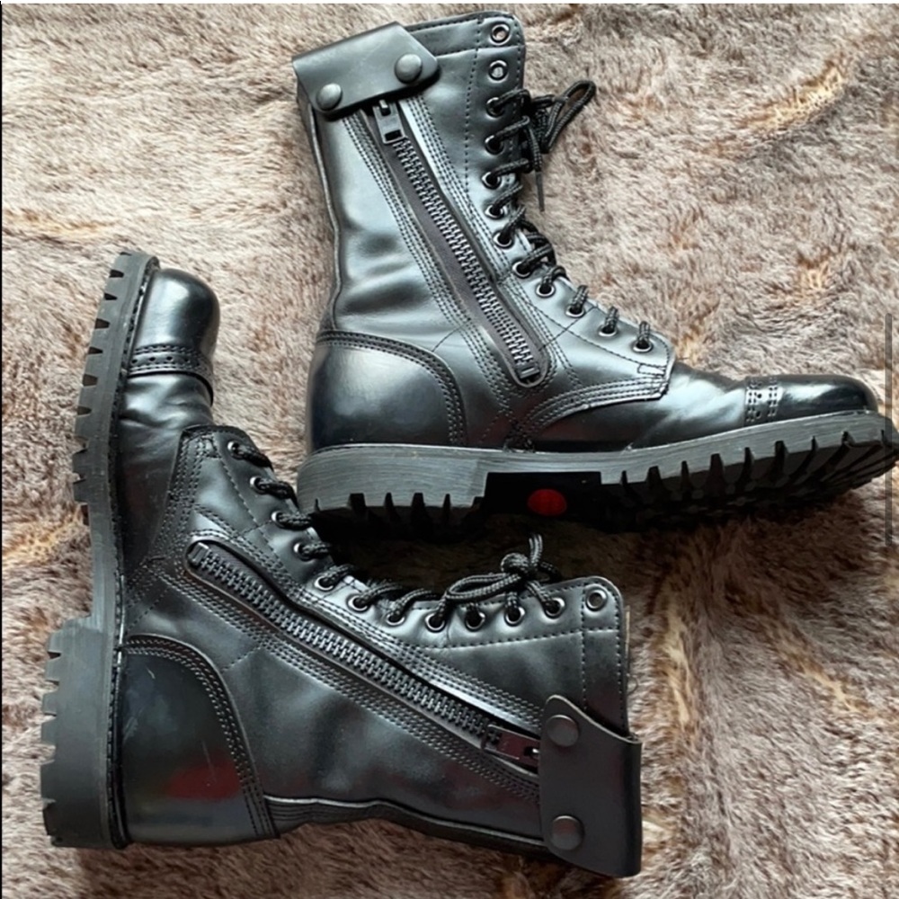 Men’s 10” side zipper jump boot